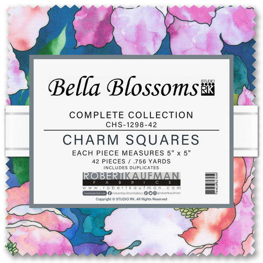 Bella Blossoms by RFK Collection - 5" Square Pack -  Special Order (Expected May 2025)