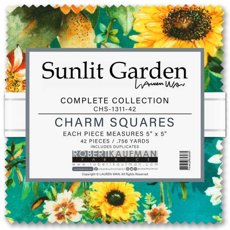 Sunlit Garden by Lauren Wan - 5" Square Pack -  Special Order (Expected May 2025)