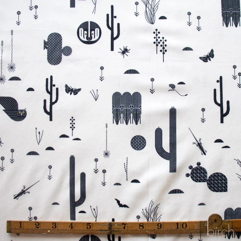 The Desert 2026 by Charley Harper : Desert Silhouettes Cream CH-219-CREAM