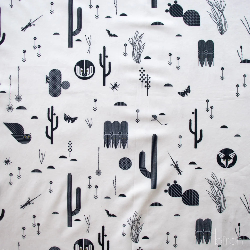 The Desert 2026 by Charley Harper : Desert Silhouettes Cream CH-219-CREAM