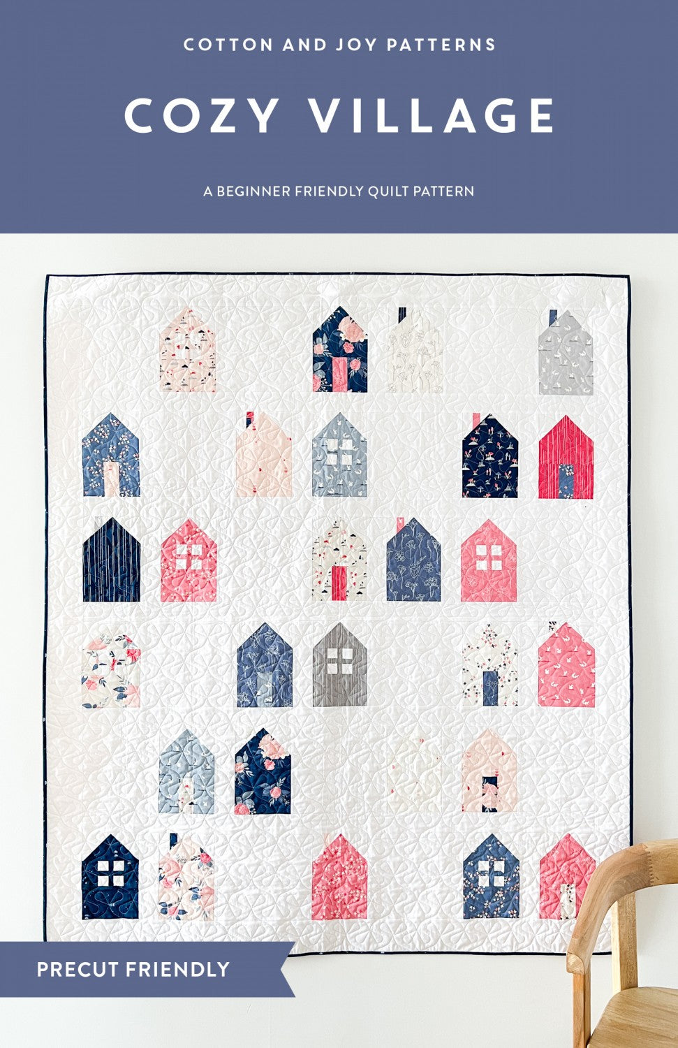 Cozy Village Quilt - Fabric Bundle - Multiple Sizes & Color Options