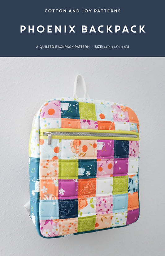 Phoenix Bagpack Pattern by Cotton and Joy - Estimated arrival January 2026