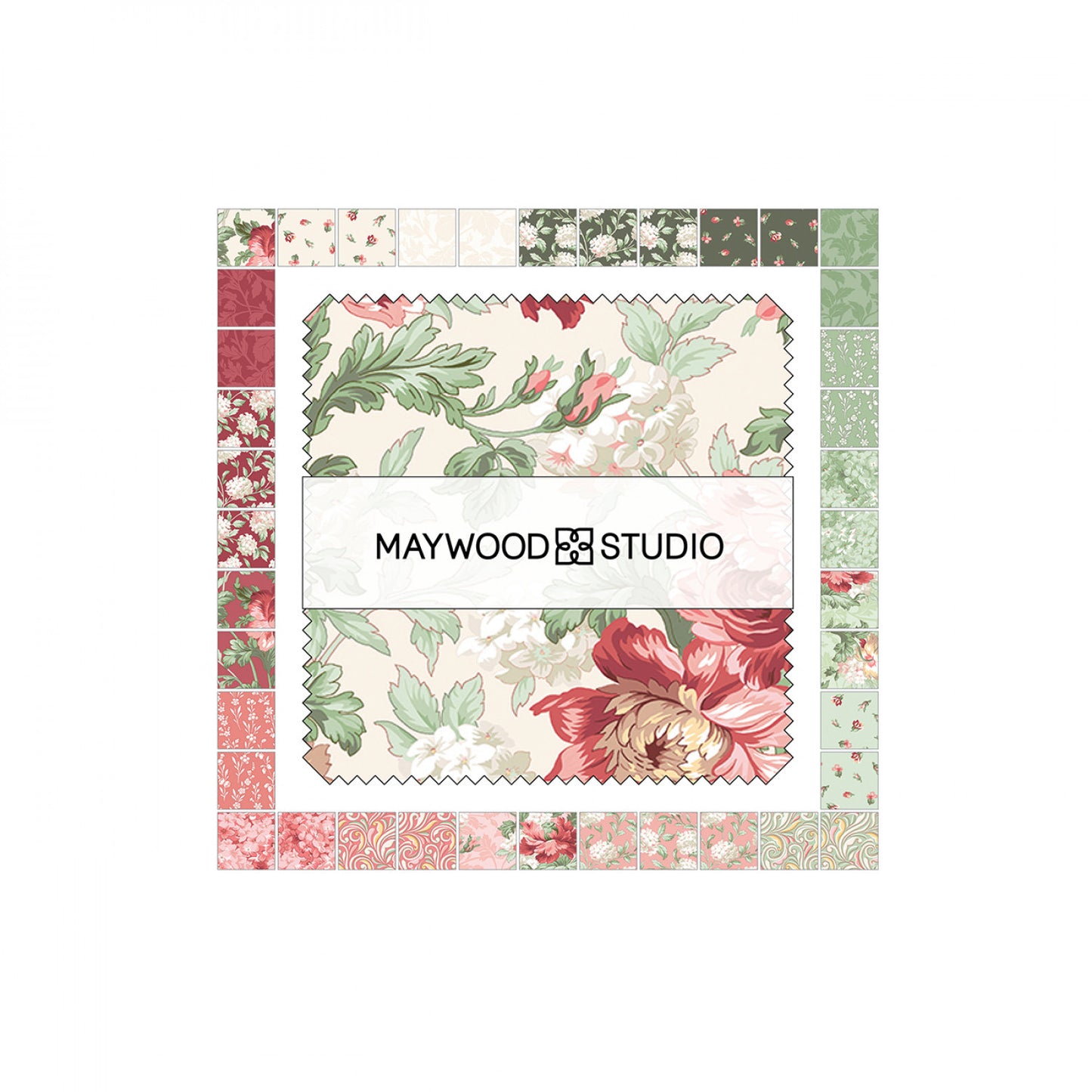 Regal Rose by Maywood Studio Collection - 5” Charm Pack (Expected January 2025)