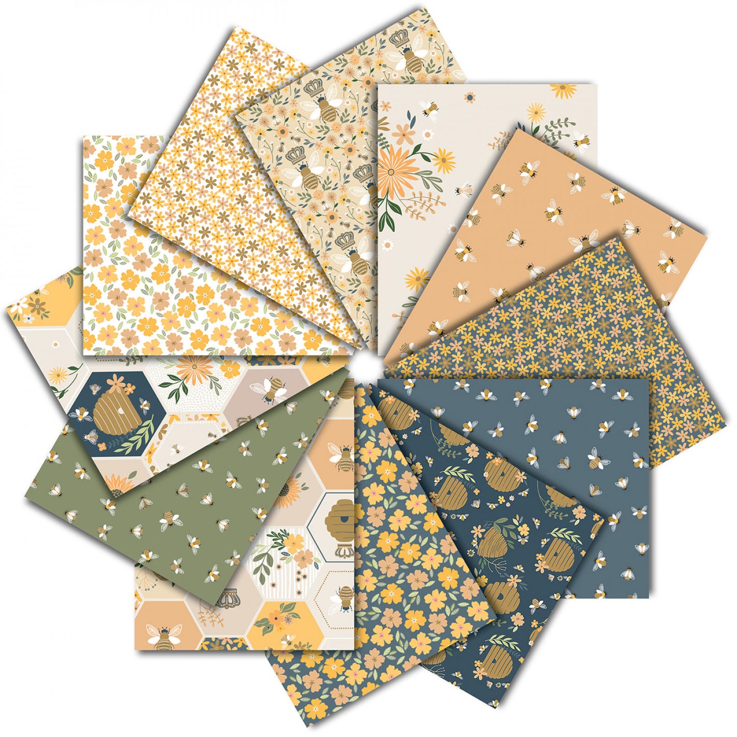 The Bees Knees by Dear Stella Collection - Fat Quarter Bundle (Expected 12-31-24)