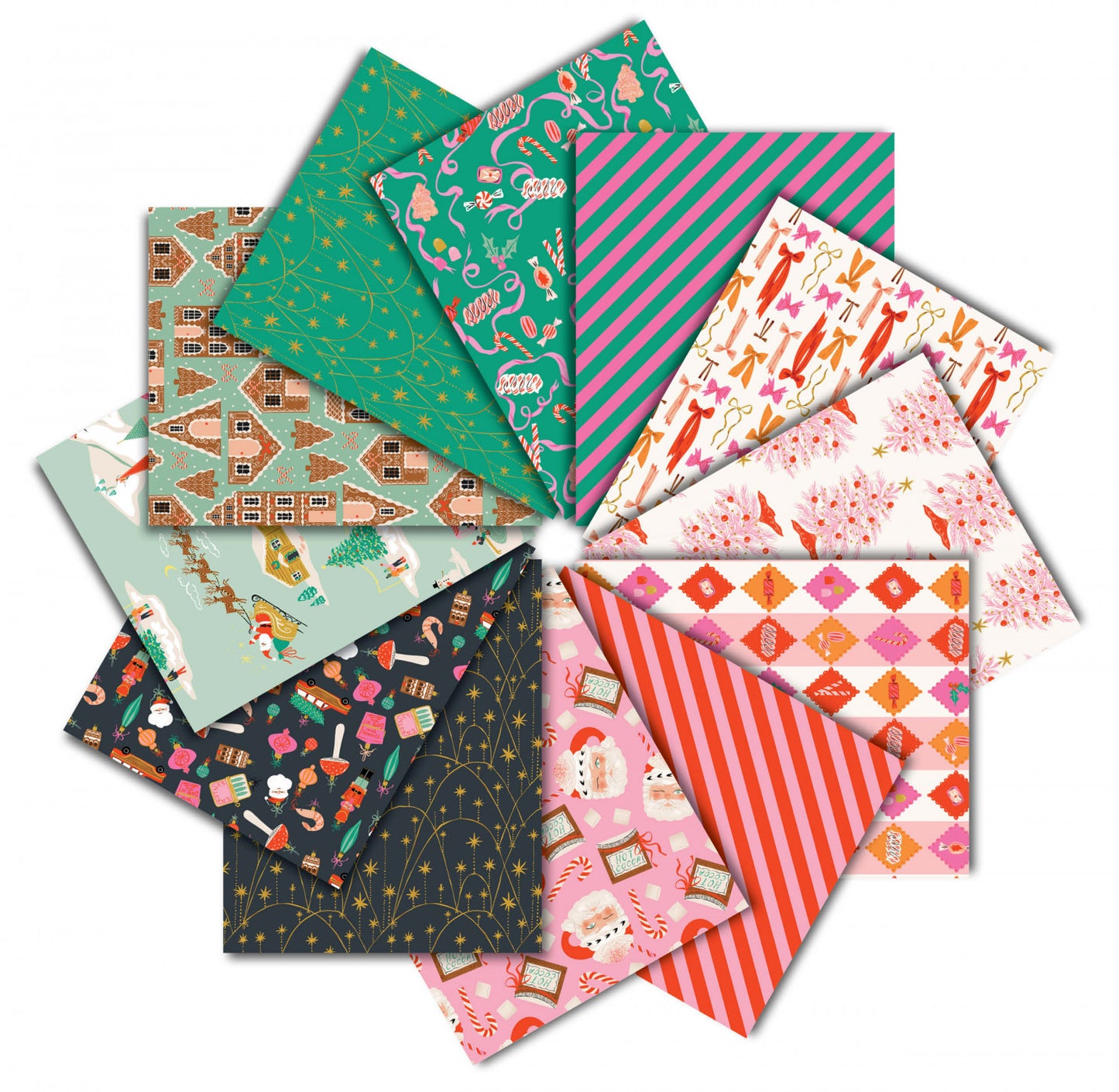 Holly Jolly by Faye Collection - Fat Quarter Bundle  (Expected 05-31-25)