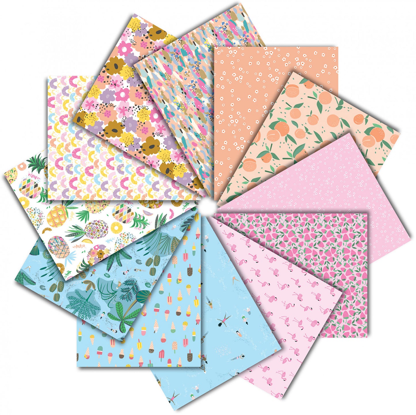 Pineapple Crush by Dear Stella Collection - Fat Quarter Bundle (Expected 12-31-24)