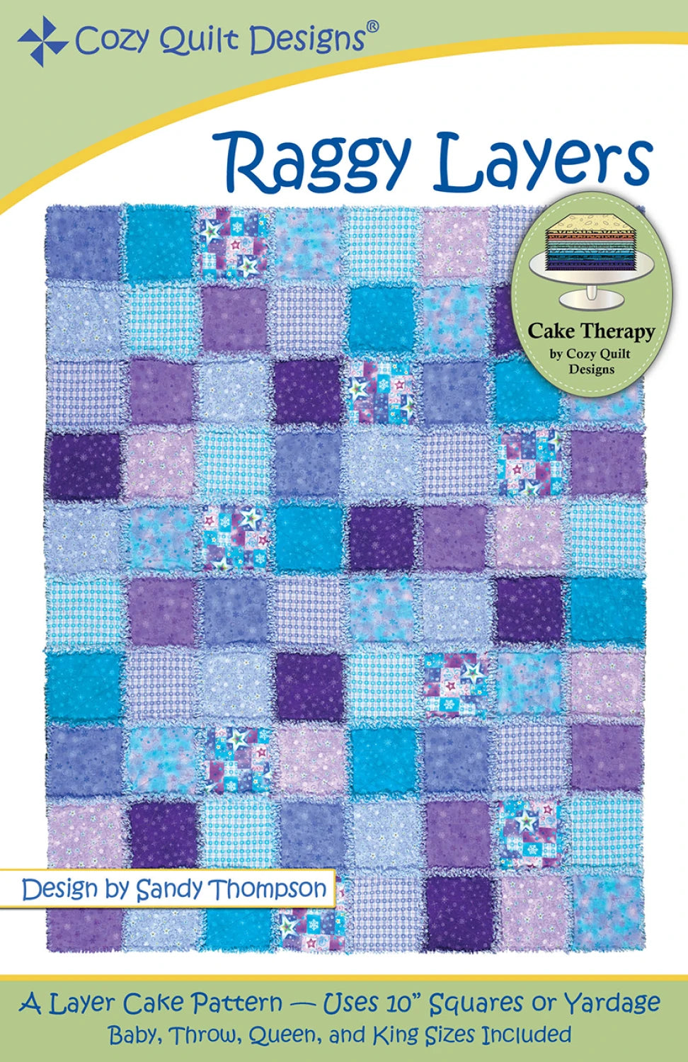 Chill Factor Flannel by Raquel Maciel : Raggy Layers Rag Quilt Kit