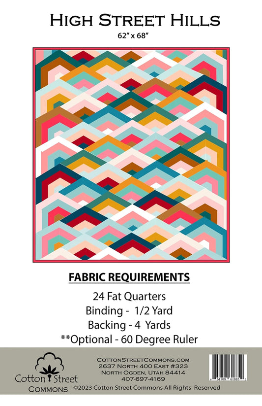 High Street Hills Quilt Pattern by Cotton Street Commons
