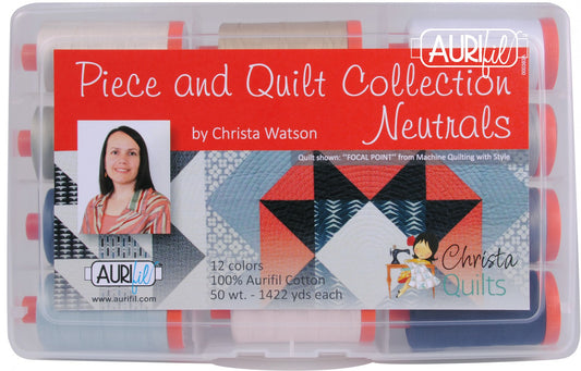 Piece and Quilt Collection Neutrals by Christa Watson 50wt # CW50PQN12- Special Order