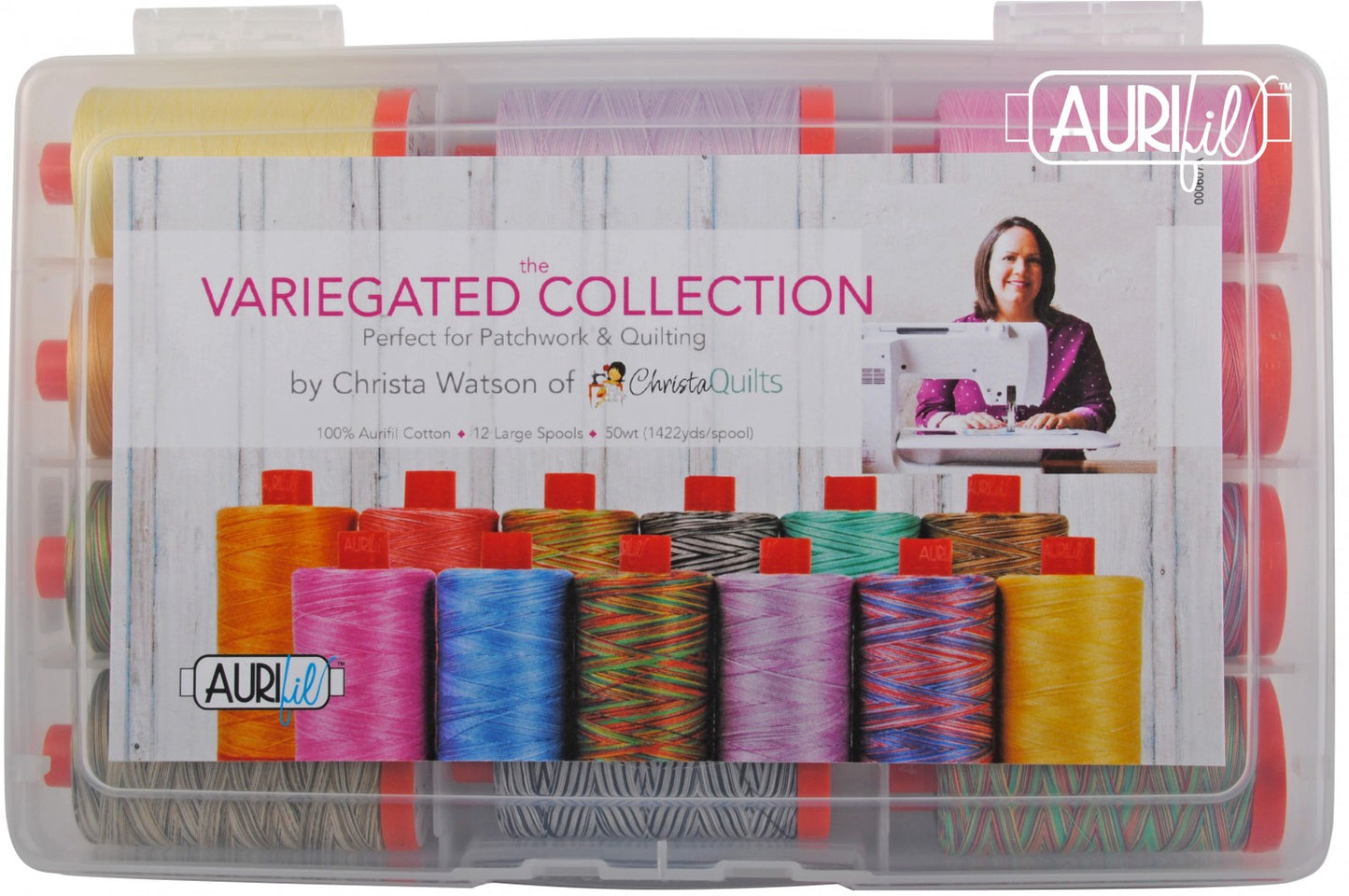 The Variegated Collection by Christa Watson 50wt 12 Large Spools # CW50VC12- Special Order