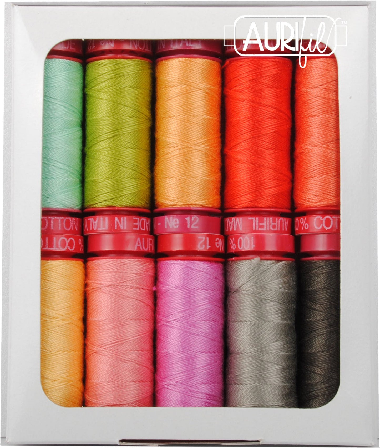 Sunny Stitches Collection by Corey Yoder Cotton 12wt 10 Small Spools # CY12SS10- Special Order