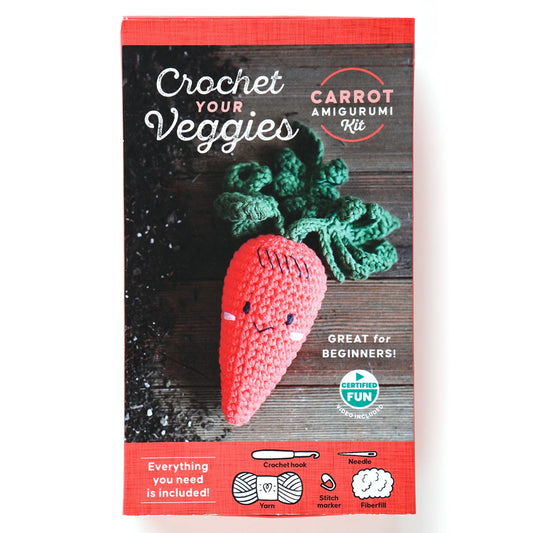 Crochet Your Veggies Amigurumi Kit Carrot - Special Order