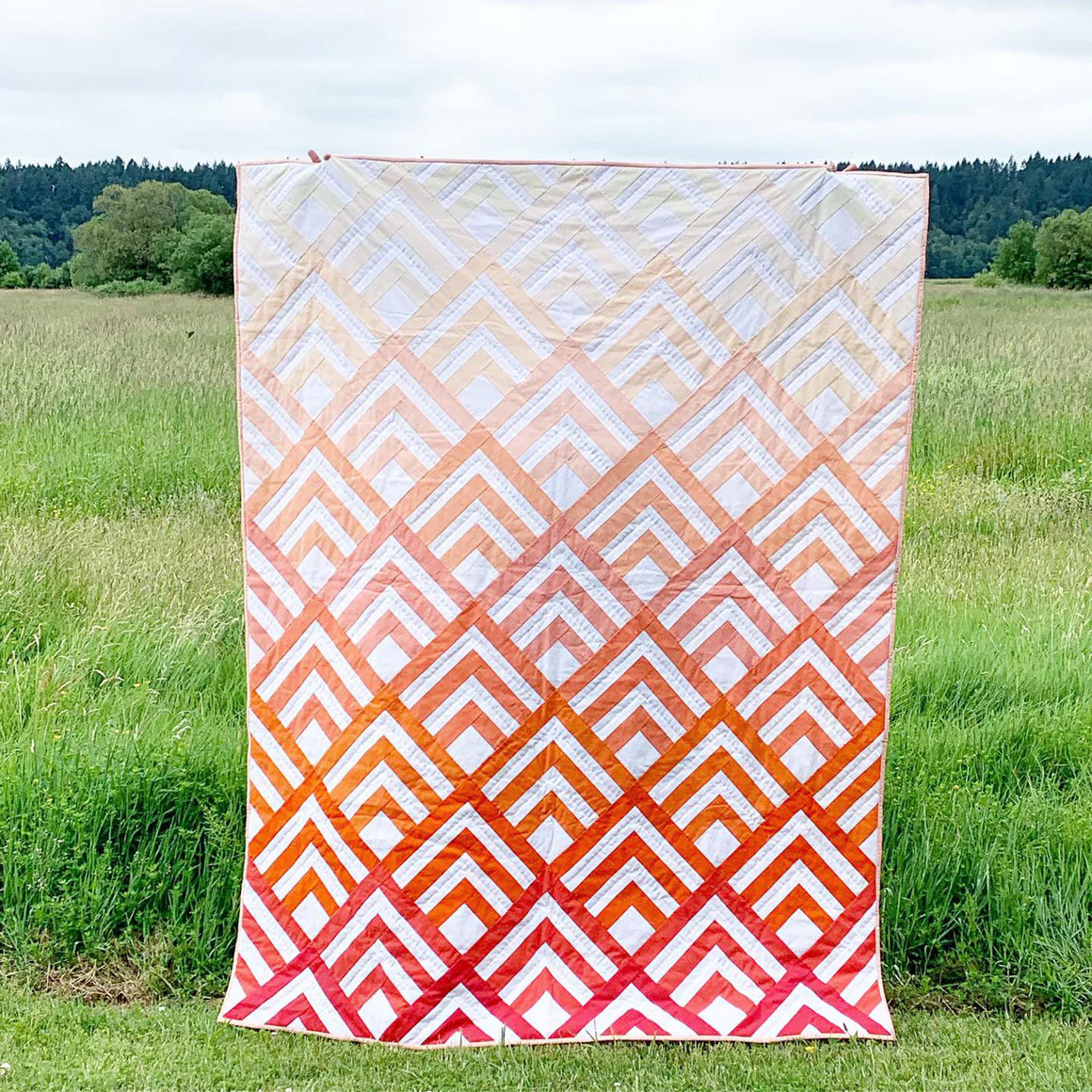 Cabin Peaks Quilt - Fabric Bundle - Multiple Sizes & Color Options