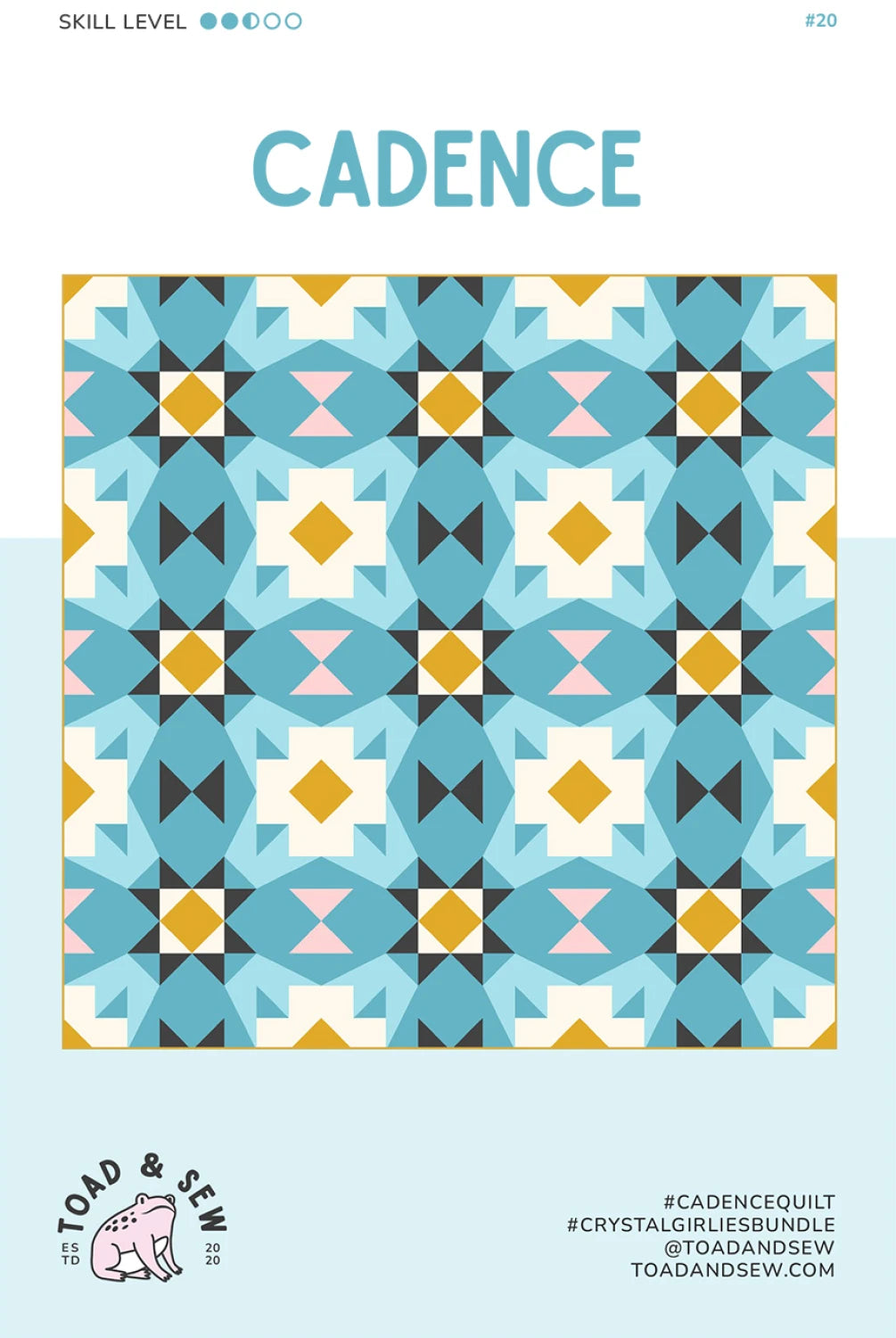 Cadence Quilt Pattern by Toad & Sew
