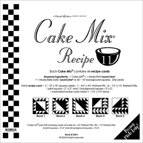 Cake Mix Recipe 11 Quilt Papers by Miss Rosies