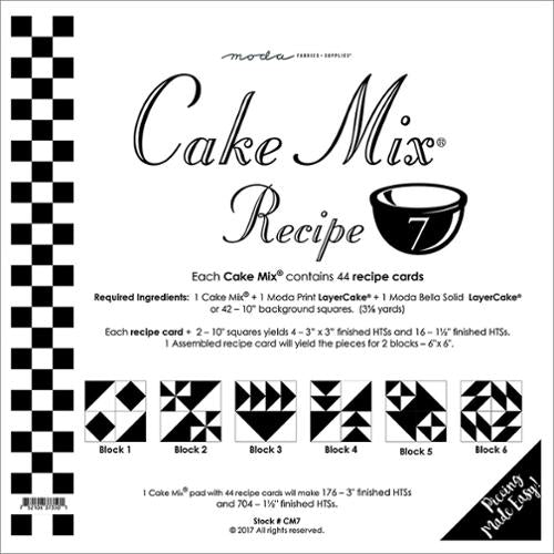 Cake Mix Recipe 7 Quilt Papers by Miss Rosies