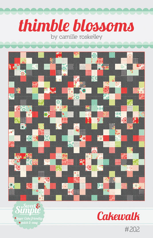 Cakewalk Quilt Pattern by Thimble Blossom
