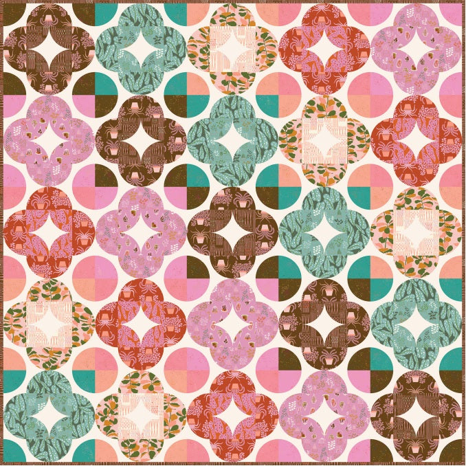 Calathea by Ruby Star Society Collaborative : Dainty Tray Quilt Kit *Waiting for speckled fabric rs5027 90