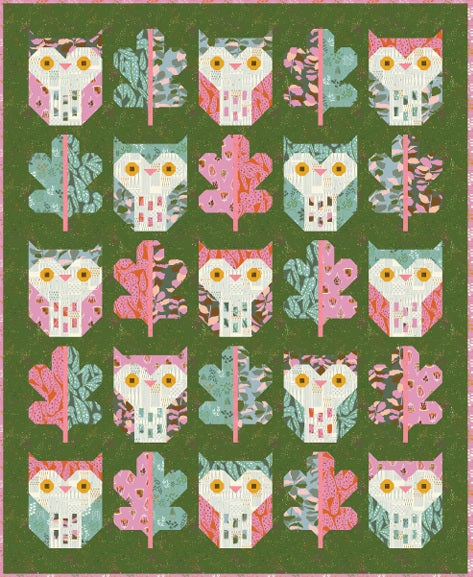 Calathea by Ruby Star Society Collaborative : Night Owl Quilt Kit