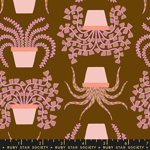 Calathea by Ruby Star Society Collaborative : Planties Cocoa RS5182 12