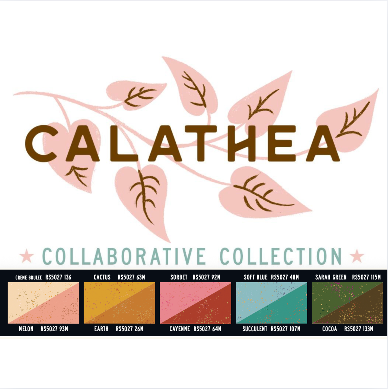 Calathea by Ruby Star Society Collaborative : Speckled Coordinating Fabric Bundles