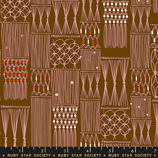 Calathea by Ruby Star Society Collaborative : Wall Hanging Cocoa RS5185 14