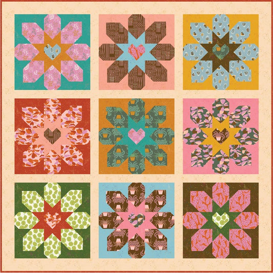 Calathea by Ruby Star Society : Flower Love Quilt Kit (Estimated Arrival November 2025)