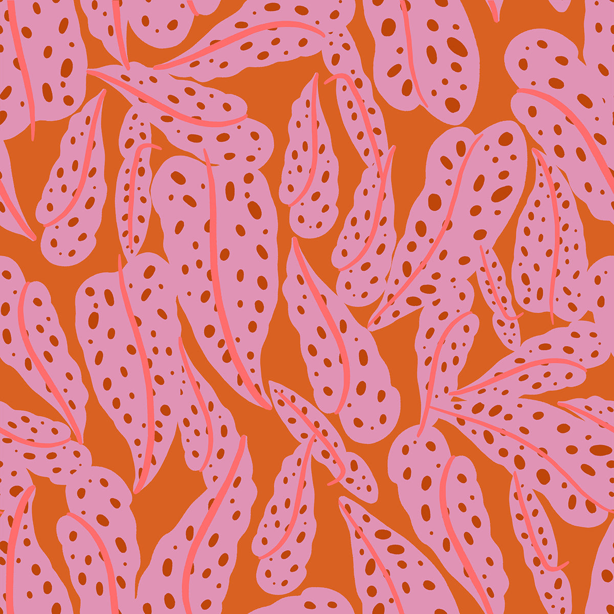 Calathea by Ruby Star Society : Overlapping Leaves Pecan RS5187 11 (Estimated Arrival November 2025)