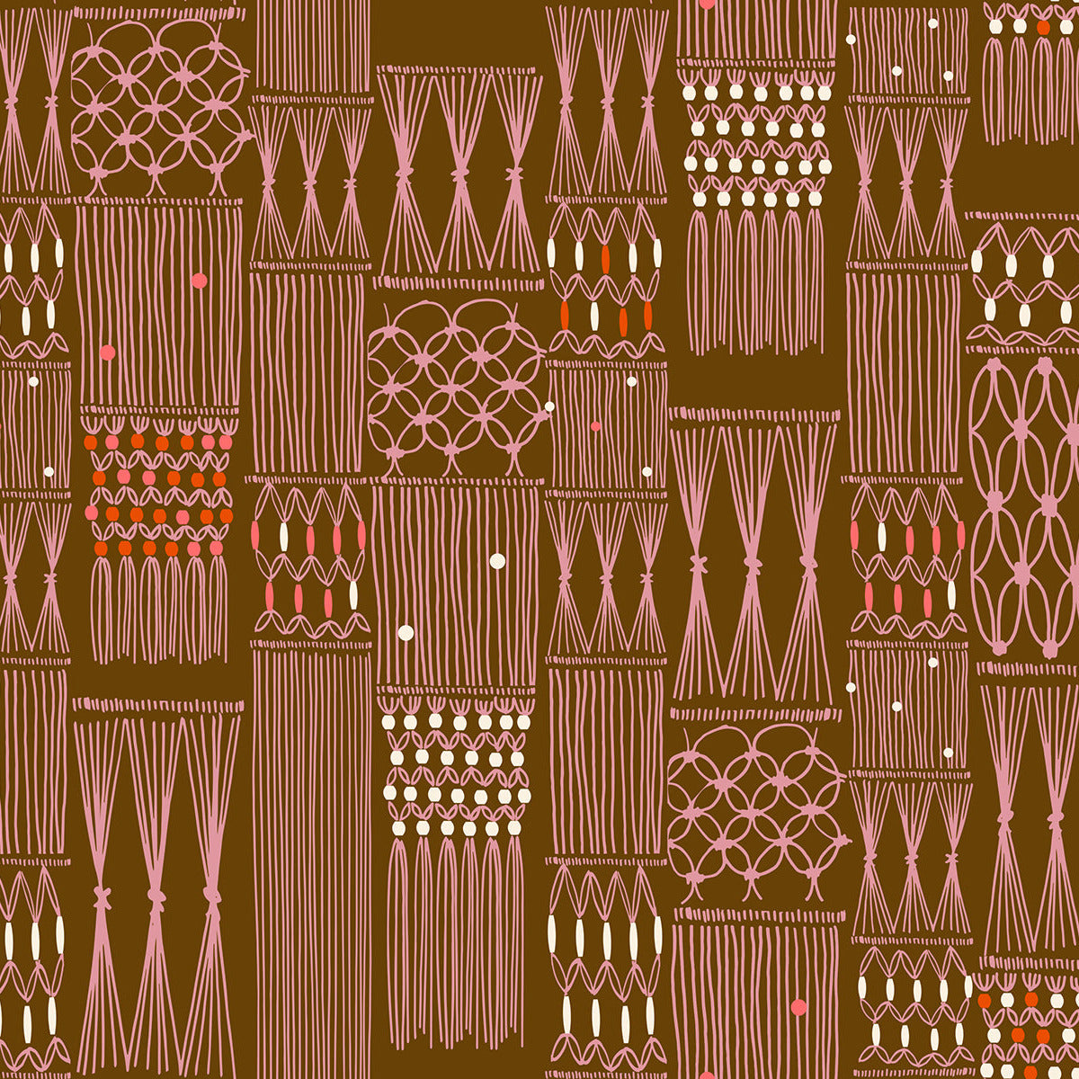 Calathea by Ruby Star Society : Wall Hanging Cocoa RS5185 14 (Estimated Arrival November 2025)