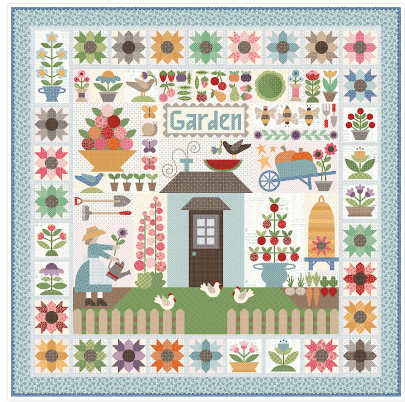 Calico Garden Sew Simple Shapes by Lori Holt