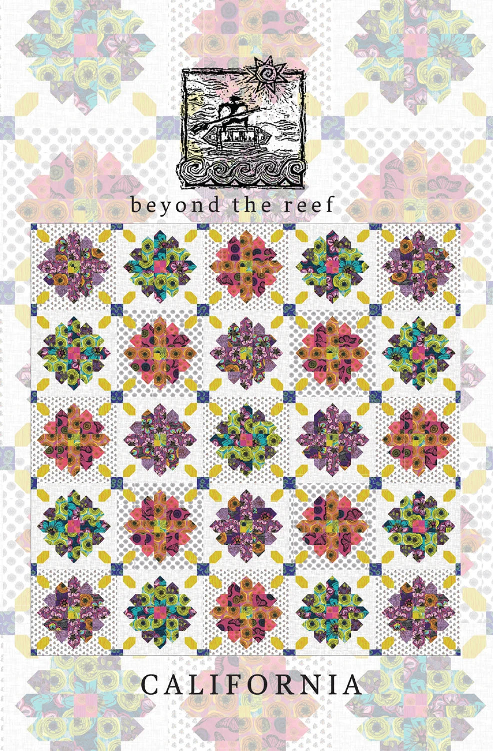 California Quilt Pattern by Beyond the Reef