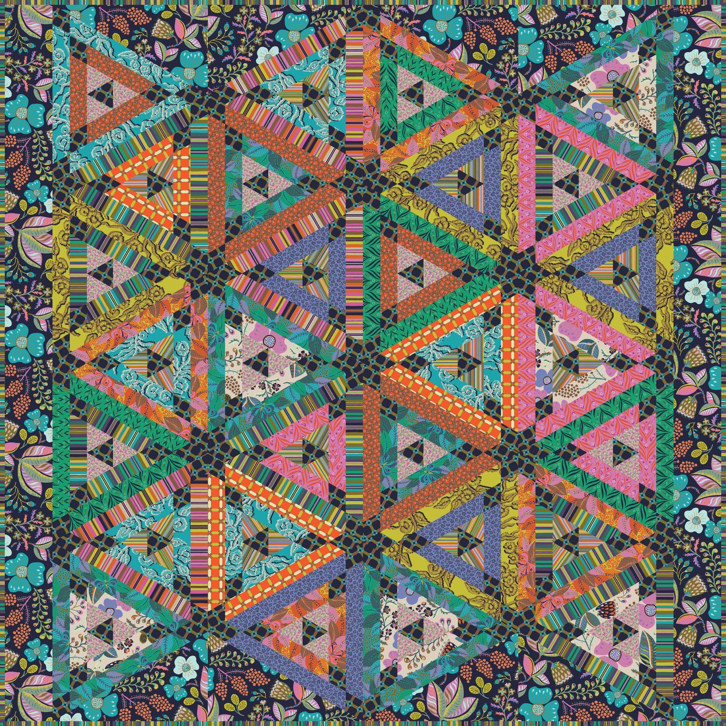 Camouflage by Kathy Doughty : Star Tracking Quilt Kit