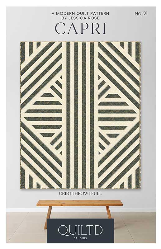 Capri Quilt Pattern by Quiltd Studios