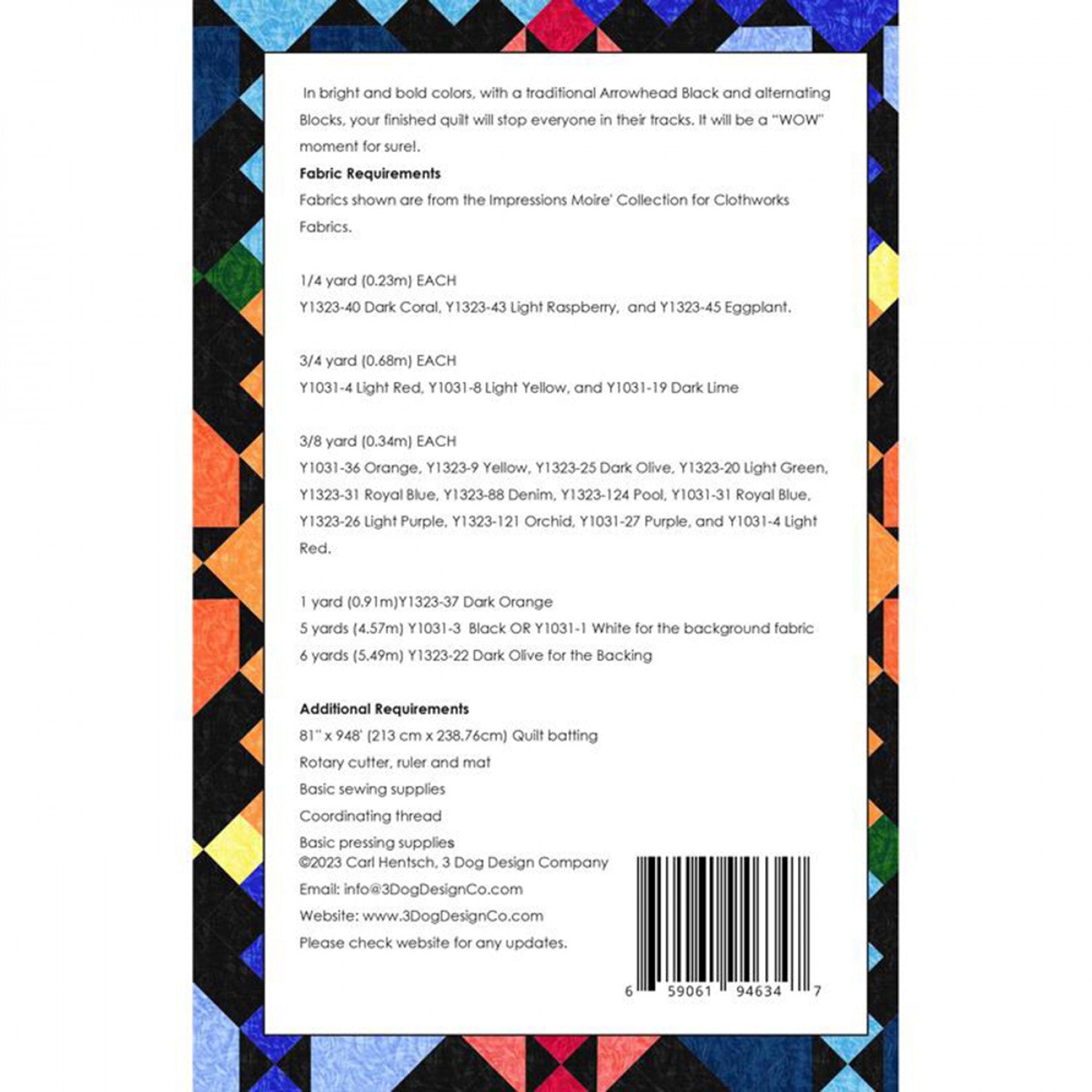 Carnivale Pattern by 3 Dog Design Co. - Special Order