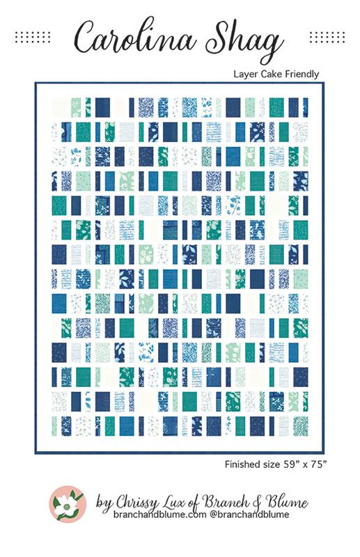 Carolina Shag Quilt Pattern by Branch & Blume