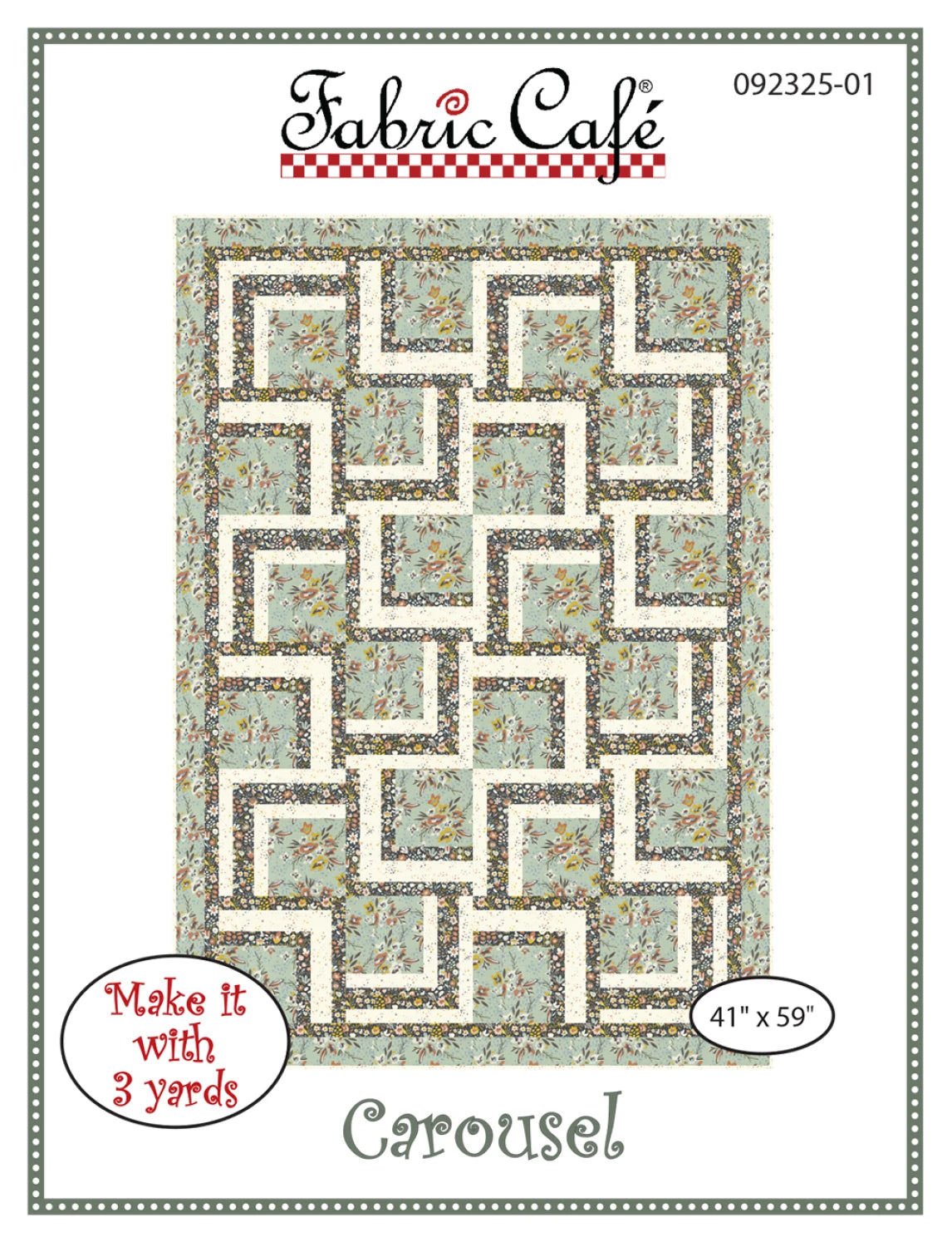 Carousel Quilt Pattern by Fabric Cafe
