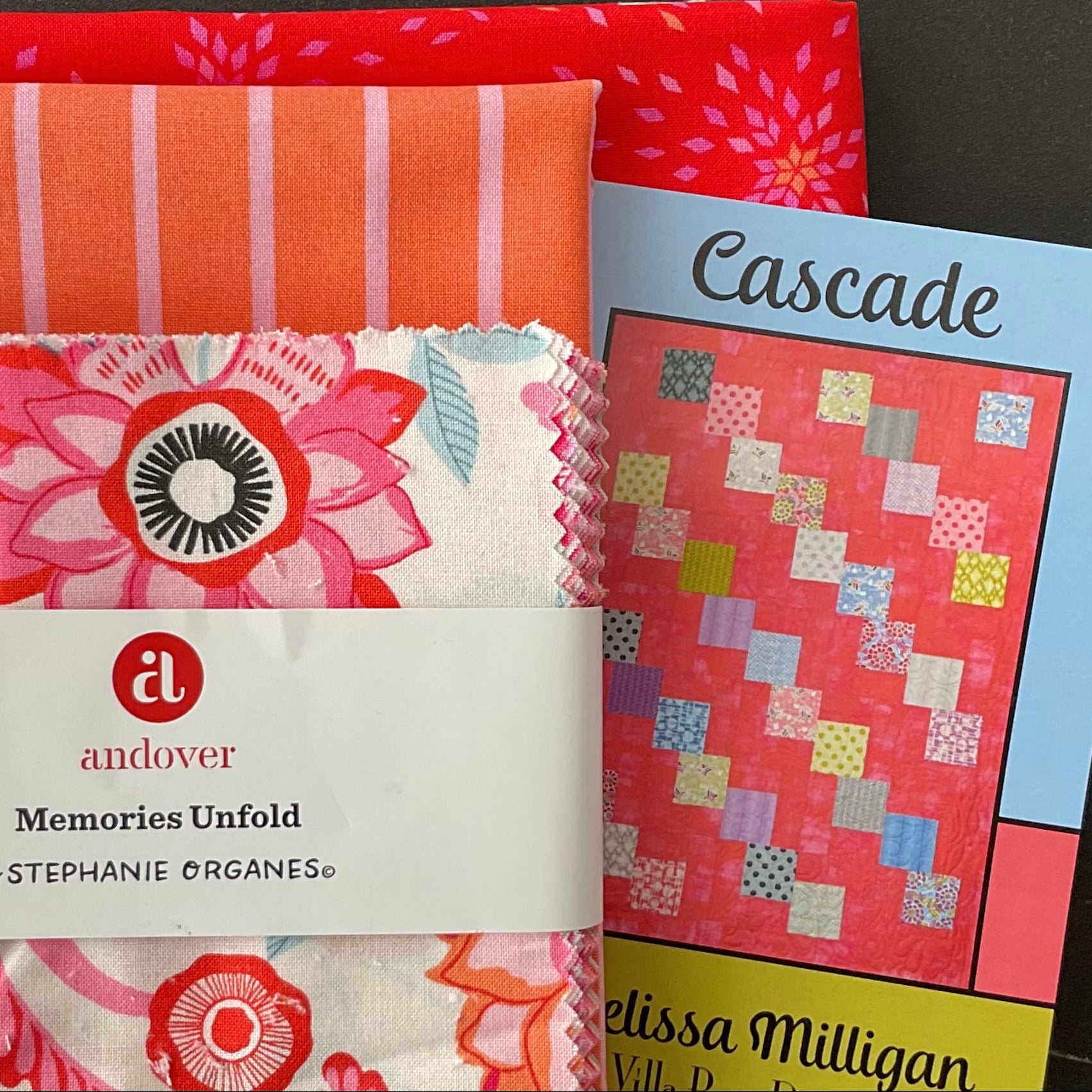 Cascade Quilt Kit featuring Memories Unfold by Stephanie Organes