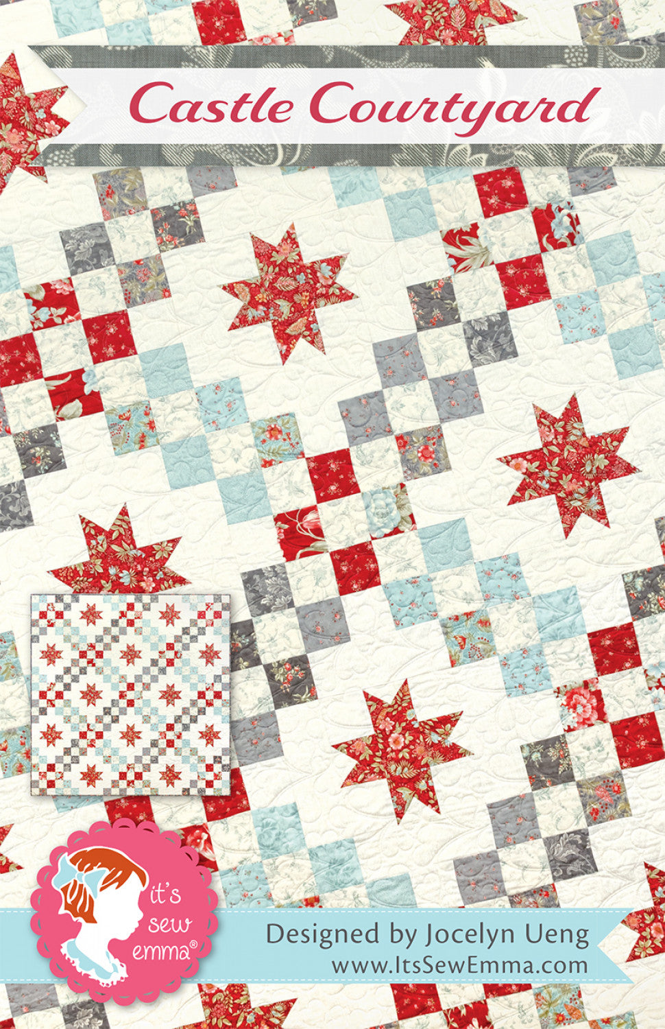 Castle Courtyard Quilt Pattern by It’s Sew Emma
