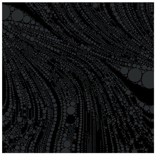 Cat Artistry by Peggy Collins : Circled Swirl Black 16737-90