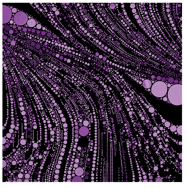 Cat Artistry by Peggy Collins : Circled Swirl Purple 16737-66 (Estimated Arrival September 2025)