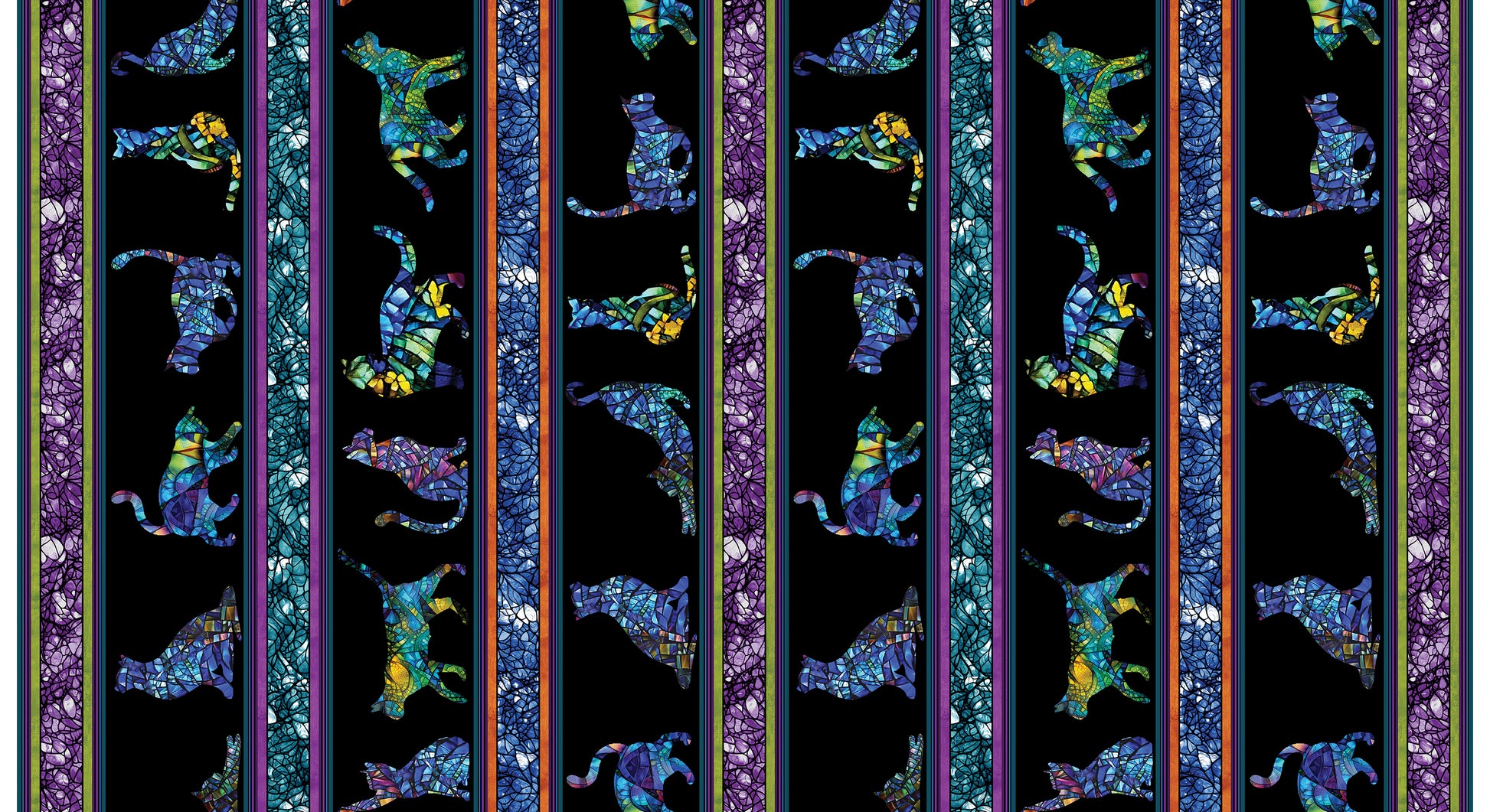 Cat Artistry by Peggy Collins : Fabric Bundles Including Panel