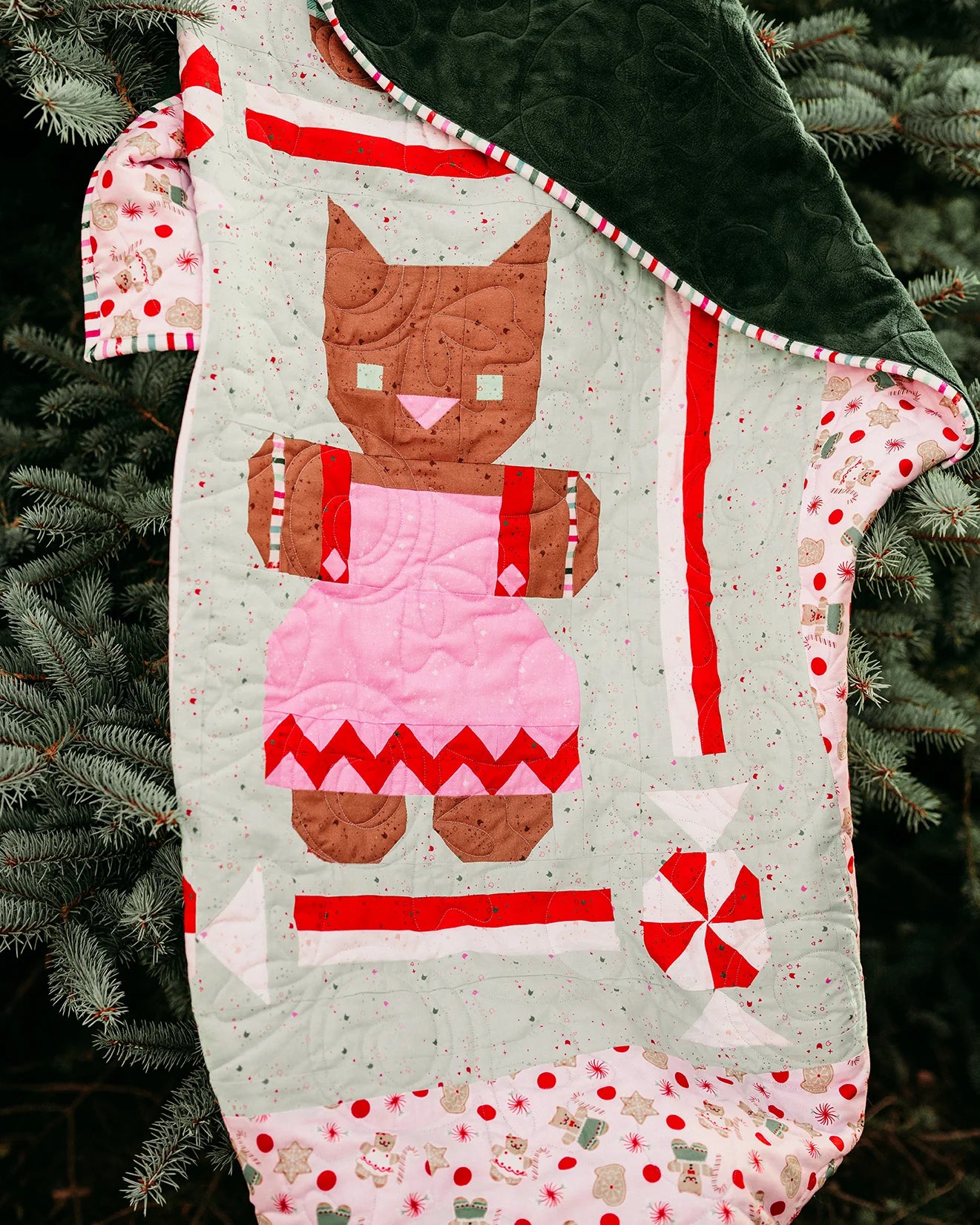Catmas Cookies FPP Quilt Pattern by Pammie Jane