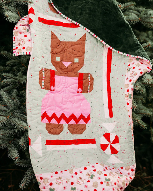 Catmas Cookies FPP Quilt Pattern by Pammie Jane