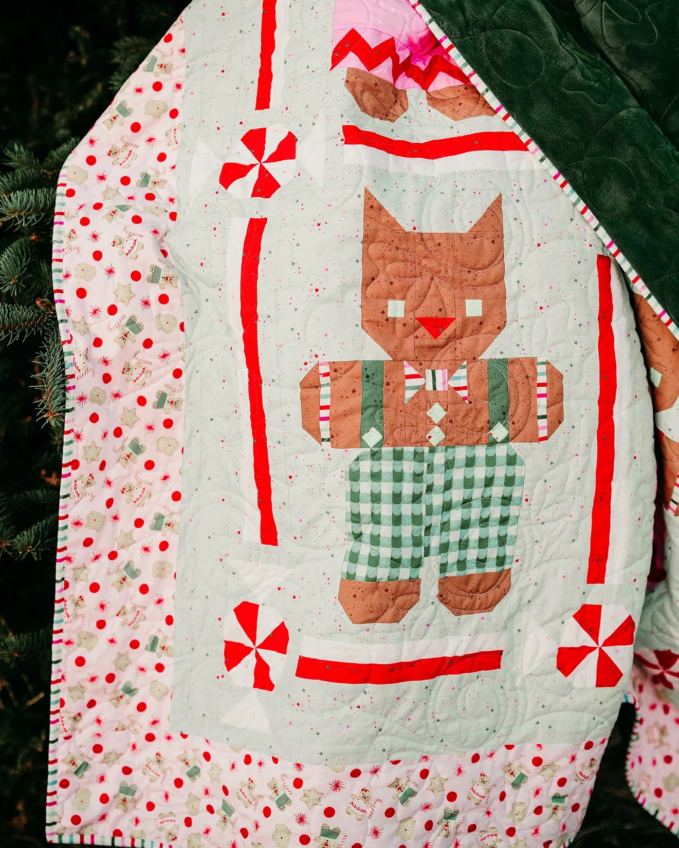 Catmas Cookies FPP Quilt Pattern by Pammie Jane