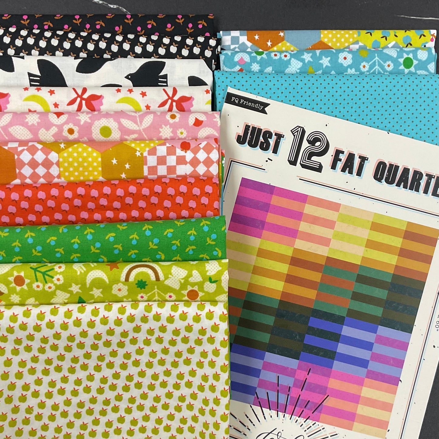 Catnap by Alexia Marcelle Abegg : Just 12 Fat Quarters Quilt Kit