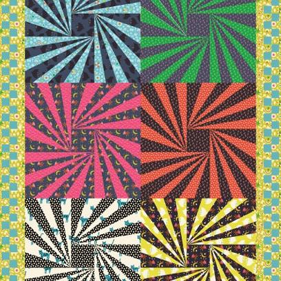 Catnap by Alexia Marcelle Abegg : Starburst Quilt Kit