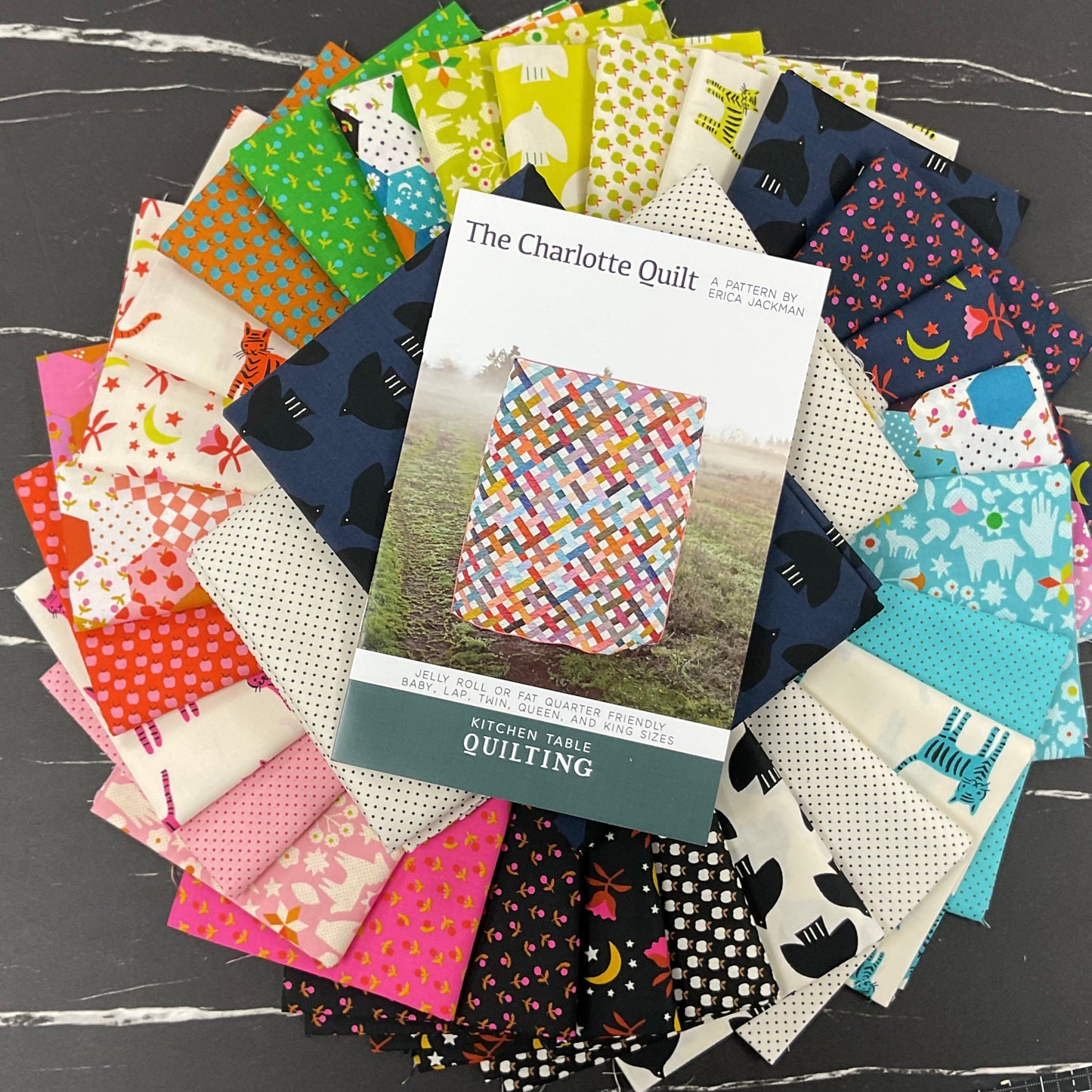 Catnap by Alexia Marcelle Abegg : The Charlotte Quilt Kit