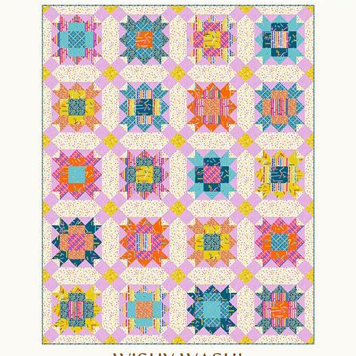 Catnap by Alexia Marcelle Abegg : Wishy Washi Quilt Kit