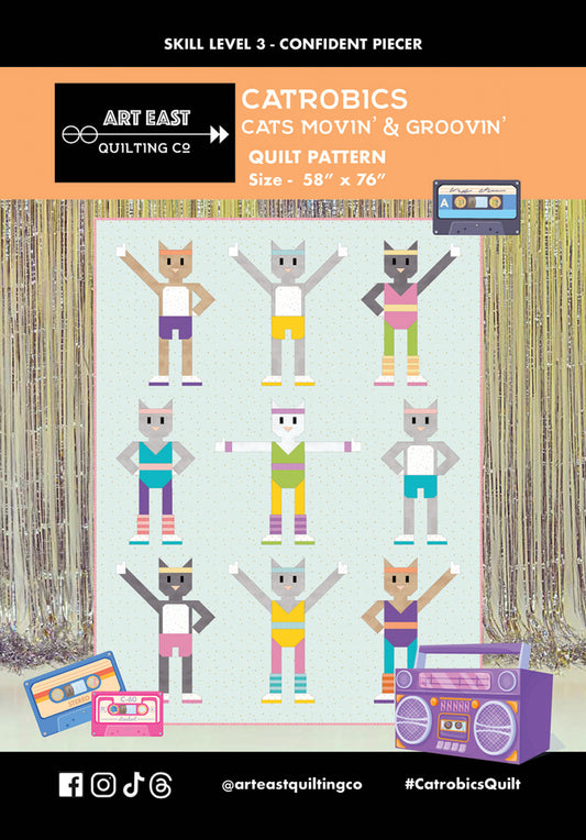 Catrobics Cats Movin & Groovin Pattern # AEQCCR0120 - Special Order