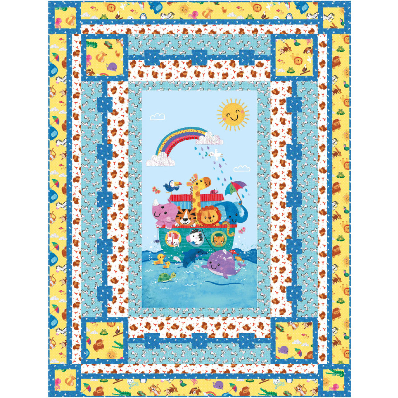 Noah and Friends by Lindsey Sagar : Celestial Window Quilt Kit